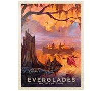 Everglades National Park: Silent Splendor, poster vintage, 1000 pezzi