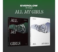 EVERGLOW 4° album singolo ALL MY GIRLS versione casuale CD + libro + scheda 3...