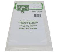 Evergreen 2037 - Structured Plate Track H0 Scale 0.5 x 150 x 300 mm 1 Piece