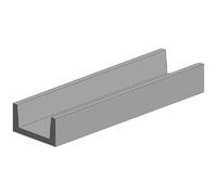 evergreen 261 Profilato a U Polistirolo (L x L x A) 350 x 0.94 x 1.5 mm 4 pz.