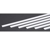 evergreen 382 - Profilo Quadrato, 600 x 2,5 x 11,1 mm, 6 Pezzi