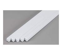evergreen 409 - Profilo Quadrato, 600 x 4,8 x 6,3 mm, 5 Pezzi