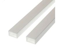 EVERGREEN 500258 - Tubo rettangolare, 350 x 4,8 x 7,9 mm, 2 pezzi, multicolore
