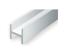 EVERGREEN 500281 - Profilo a H, 350 x 1,5 x 1,5 mm, 4 pezzi, multicolore