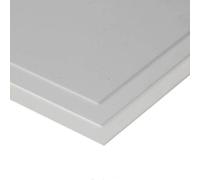 Evergreen 9020 - Piastra in polistirolo (Lunghezza x Larghezza), 300 mm x 150 mm, 0,50 mm, 3 Pezzi, Colore Bianco, Medio
