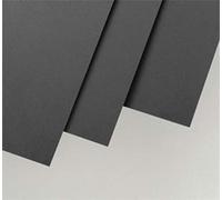 evergreen 9511 - Pannelli di polistirolo, 150 x 300 x 0,25 mm, 4 Pezzi, Colore: Nero