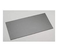 evergreen 9517 - Piastre in polistirolo, 150 x 300 x 2,00 mm, 1 Pezzo, Nero