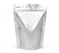 Evergreen Goods 50Pcs Alluminio Lamina Cibo Sacchetti di stoccaggio (130 x 180 mm) | Riutilizzabile, termosaldabile, sacchetti con cerniera con tacca di strappo per tè, chicchi di caffè, frutta secca