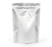 Evergreen Goods 50Pcs Alluminio Lamina Cibo Sacchetti di stoccaggio (180 x 260 mm) | Riutilizzabile, termosaldabile, sacchetti con cerniera con tacca di strappo per tè, chicchi di caffè, frutta secca