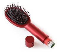 Evergreen Labs Spazzola per Capelli con Scomparto Segreto - Cassaforte Invisibile per Nascondere Soldi e Oggetti, Cassetta Sicurezza Portatile, Nascondiglio Segreto da Spiaggia, Rossa