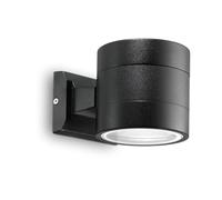 Applique Moderna Snif Round Alluminio Nero 1 Luce G9 3W 3000K Luce Calda
