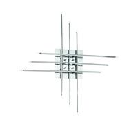 Evergreen Lights Lampada da Parete/Soffitto 20 W, Cromo