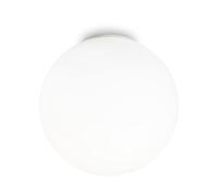 Plafoniera Moderna Mapa Vetro Bianco 1 Luce E27 D40Cm