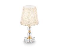 Ideal Lux Lampada da tavolo Queen TL1 Small metallo oro 1 luce E27 Classe A++