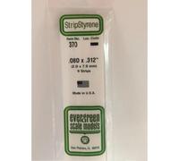 Evergreen Scale Models 24" Strip Pack, .080x.312 (9), EVG370