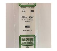 Evergreen Scale Models 24" Strip Pack, .080x.500 (5), EVG373