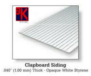 Evergreen Stirene 4041 1 x .102cm 1.0mm Distanziale 15.2cmx30.5cmx.102cm