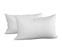 Evergreenweb - Coppia Cuscini Memory Foam 40x70 h 12cm da Letto o Arredo Divano Decorativi Imbottitura 100% Fiocco effetto Piuma Traspiranti Fodera Anallergica 2 Guanciali per Dolori Cervicali OFFERTA