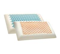 Evergreenweb - Coppia Cuscini Memory Foam, Modello Saponetta Air Massage Alti 12 cm, Doppia Fodera Silver e Cotone Naturale, Guanciali Letto Ideali per Cervicale, Traspiranti Termosensibili Antiacaro