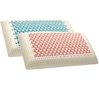 Evergreenweb - Coppia Cuscini Memory Foam, Modello Saponetta Air Massage Alti 12 cm, Doppia Fodera Silver e Cotone Naturale, Guanciali Letto Ideali per Cervicale, Traspiranti Termosensibili Antiacaro