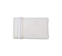 Evergreenweb - Cuscino in Memory Foam per Bambini 30x50 Alto 4 cm, Guanciale Baby per Culla o Lettino Doppia Fodera in Cotone 100% Sfoderabile e Lavabile Tessuto Traspirante Antibatterico Anallergico