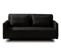 EVERGREENWEB Divano Letto 3 Posti con Materasso Matrimoniale 160x190 Ortopedico Prontoletto RICHIUDIBILE 2in1 Rivestimento Antracite SFODERABILE Braccioli Slim Coppia Cuscini SUPERSOFT Inclusi | EDITH
