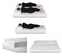 EVERGREENWEB MATERASSI & BEDS Materasso Memory Singolo 80x190 Trasformabile in Due Materassi Singoli 80x190, Antiacaro, Anallergico, Lavabile, Memory 4 cm, Made in Italy