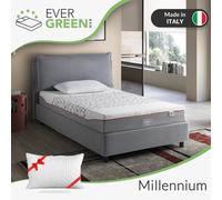 EVERGREENWEB ? Materasso Singolo 80x190 cm in Memory Foam + Cuscino Letto GRATIS