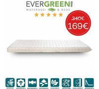 EVERGREENWEB Materasso SUN Ortopedico in Waterfoam Alto 10 cm