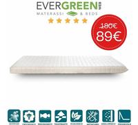 EVERGREENWEB Materasso SUN Ortopedico in Waterfoam Alto 10 cm