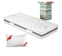 Evergreenweb - Materasso Una Piazza e Mezza 120x200 Memory Foam Alto 20 cm con Cuscino Letto Gratis, Ortopedico lastra Effetto Massaggiante, Sfoderabile e Lavabile, per Tutte Le Reti o Letti Offerta