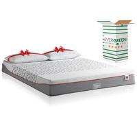 EVERGREENWEB - Miglior Materasso Matrimoniale 170x190 Alto 20 cm MEMORY FOAM DISPOSITIVO MEDICO Ortopedico MASSAGGIANTE con Coppia Cuscini Letto, Rivestimento SFODERABILE Lavabile Tessuto ANALLERGICO