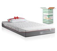 EVERGREENWEB Miglior Materasso una Piazza e Mezza 120x195 Alto 20 cm Memory Foam DISPOSITIVO MEDICO Ortopedico MASSAGGIANTE + Cuscino Letto GRATIS Rivestimento SFODERABILE Lavabile Tessuto ANALLERGICO