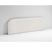 EVERGREENWEB Testata Letto Matrimoniale Imbottita, Testiera in Tessuto Antimacchia Stondata in Foam e interno in puro legno per letto 160x190, Testata letto muro, Realizzata in Italia | Rosso