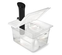 EVERIE Contenitore Sous Vide EVC-12 da 12 litri con coperchio pieghevole incernierato compatibile con Anova Nano o AN500-US00 o Anova Pro 3.0, adatto anche per Instant Pot