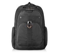 Everki Atlas 17 zaino per laptop 32 L - scomparto regolabile per 13"-17,3", zaino business e da viaggio per donna e uomo, ufficio/università, borsa per computer resistente - Nero