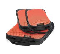 EVERKI Cubo per imballaggio a compressione, cubi da viaggio leggeri e comprimibili, organizer da viaggio per bagagli, zaino e valigia, sacchetti di compressione premium, arancione, set