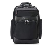 EVERKI Onyx - Zaino da viaggio Premium per notebook fino a 15,6" con sistema brevettato di protezione angolare, manico del carrello, protezione RFID, tasca di accesso per occhiali da sole