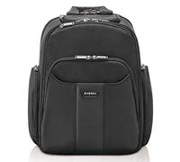 Everki Versa 2 zaino laptop premium - per donna e uomo, scomparto regolabile 14,1"-15", 21,5 L, nylon balistico adatto al viaggio - Nero (EKP127B)
