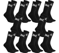 Everlast Calzini Sportivi Alti 10 Paia, Nero/Bianco, 43-46 Unisex-Adulto