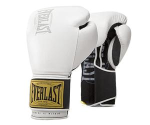 Everlast Guantoni da boxe 1910 | Guanti avanzati per uomini e donne | Hook and Loop con triplo strato di schiuma e supporto per il polso per la prevenzione degli infortuni | Allenamento con sacco