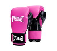Everlast Powerlock OG 14oz Guantoni da Boxe (Rosa/Nero), per sacco, colpitori e sparring, chiusura Hook & Loop, schiuma avanzata, impugnatura ergonomica - Attrezzatura originale Everlast