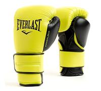 Everlast Powerlock2 Pro Hook & Loop Leather Boxing Training Gloves