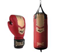 Everlast Prospect 2 Junior Heavy Bag Kit con Guanti 8oz per Bambini, Sacco Boxe Morbido - Everlast