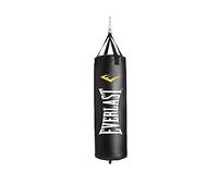 Everlast Unisex sacco da boxe Nevatear riempito, nero/bianco, 40LBS