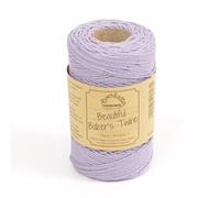 EVERLASTO, 100 m di spago in Cotone Massiccio (2 mm Circa) (Highland Heather)