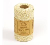 EVERLASTO Bakers Twine Originali 100M Bobine, Cotone, Limone, 2 mm, 100 unità