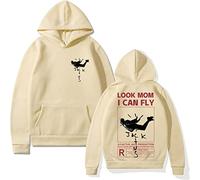 EVERLUCK Felpa con cappuccio Travis Hiphop Scott Wish You Were Here unisex Astroworld Look Mom I Can Fly Felpe per donna e uomo, 05 Fly Travis, M