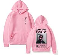 EVERLUCK Travis Hip Hop Fans Hoodies Mens Scott Wish You Were Here Felpe Donna Astroworld Look Mom I Can Fly Hoody Jumper, 13 Travis Felpa con cappuccio, M
