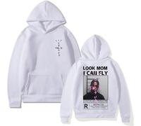 EVERLUCK Travis Hip Hop Fans Hoodies Mens Scott Wish You Were Here Felpe Donna Astroworld Look Mom I Can Fly Hoody Jumper, 02 Travis Felpa con cappuccio, S